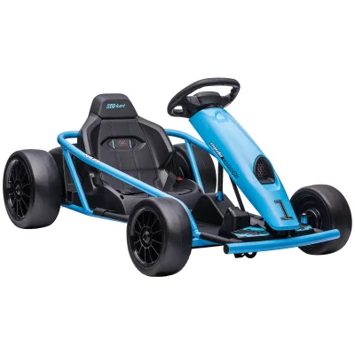 Go-kart drift enfant 13 km/h bleu
