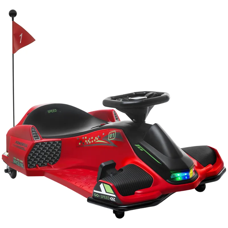 Go-kart électrique pas cher pour enfant, vue d'ensemble