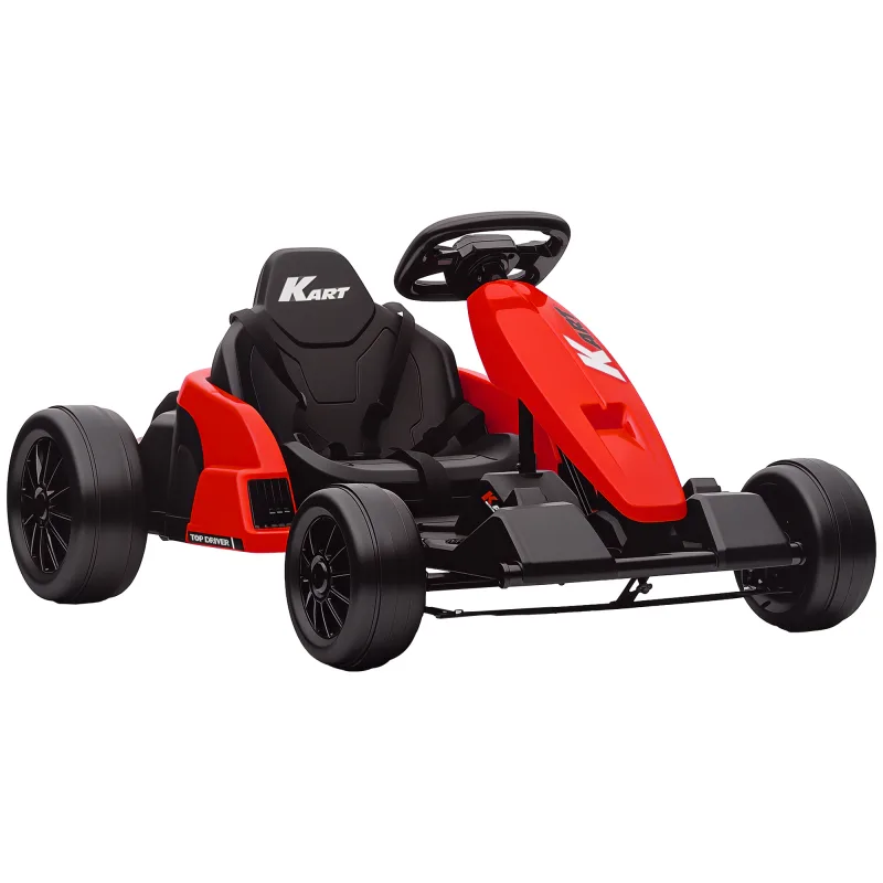Kart électrique 24V à harnais 5 points, vue d'ensemble